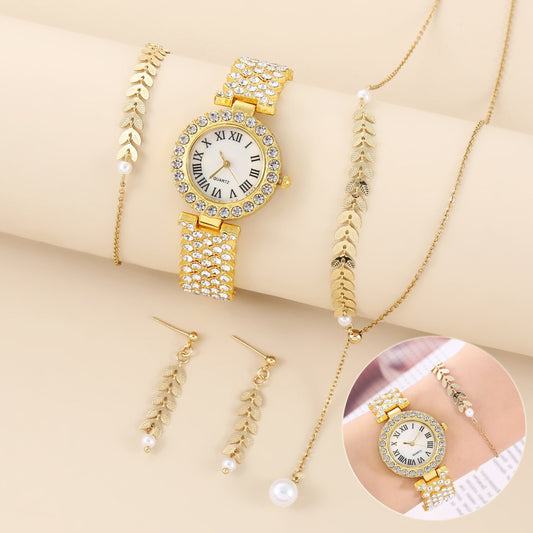 Diamond Women Watches Luxury Fashion Rhinestone Quartz Bracelet Wrist Watch For Women