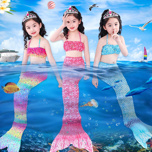 Children's Mermaid Swimsuit Mermaid Tail Swimming Suit Costume Swimming Suit